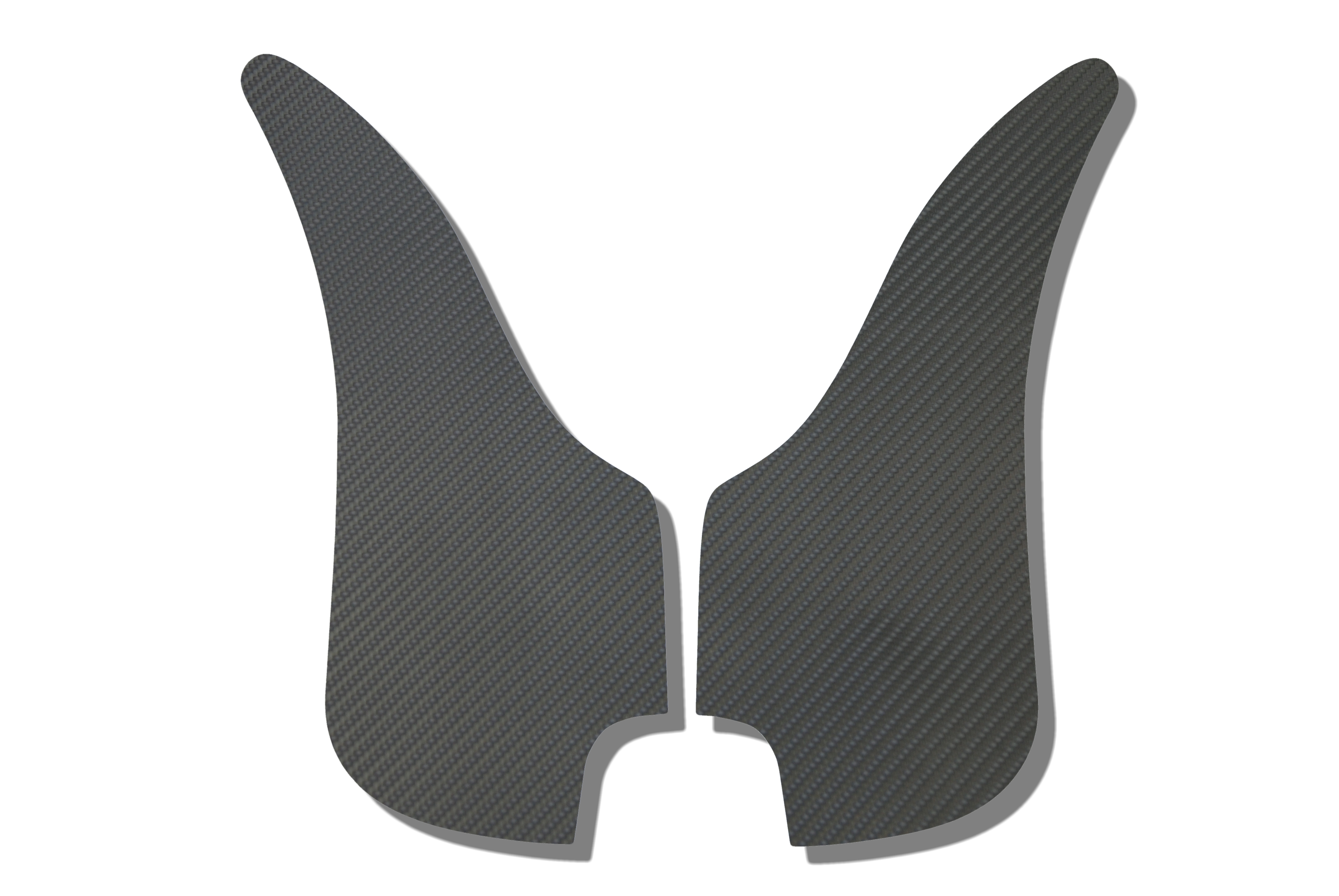  Lackschutzfolie Kotflügel hinten - Carbon passend