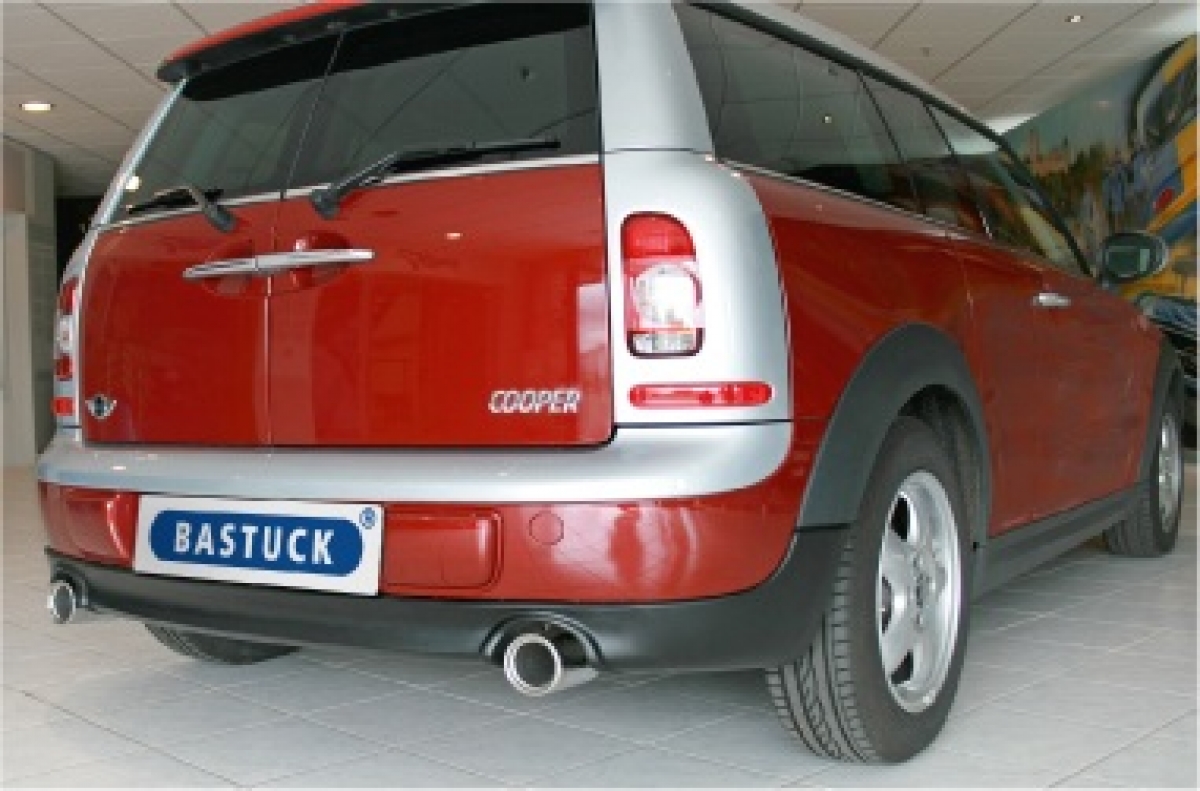 Bastuck Endschalldämpfer Edelstahl Mini One / Cooper Clubman Diesel (Bj.2007 - 2014) - Duplex 2x 90mm L+R - mit EG-ABE